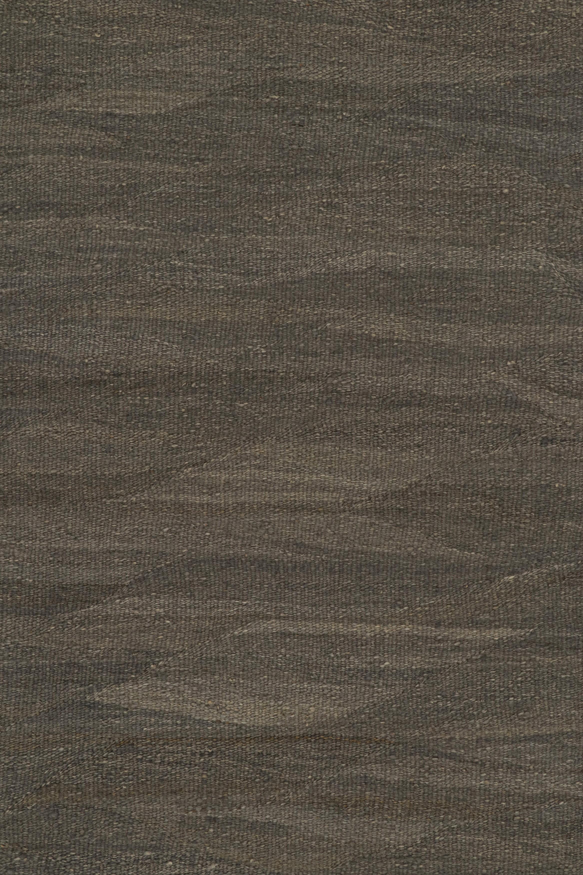 Rug & Kilim's Contemporary Kilim, tapis texturé dans les tons beige-brun et taupe Neuf - En vente à Long Island City, NY