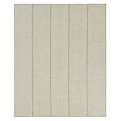 Rug
Kilim
s Contemporary Kilim, texturierte weiße Streifen und beige Akzente