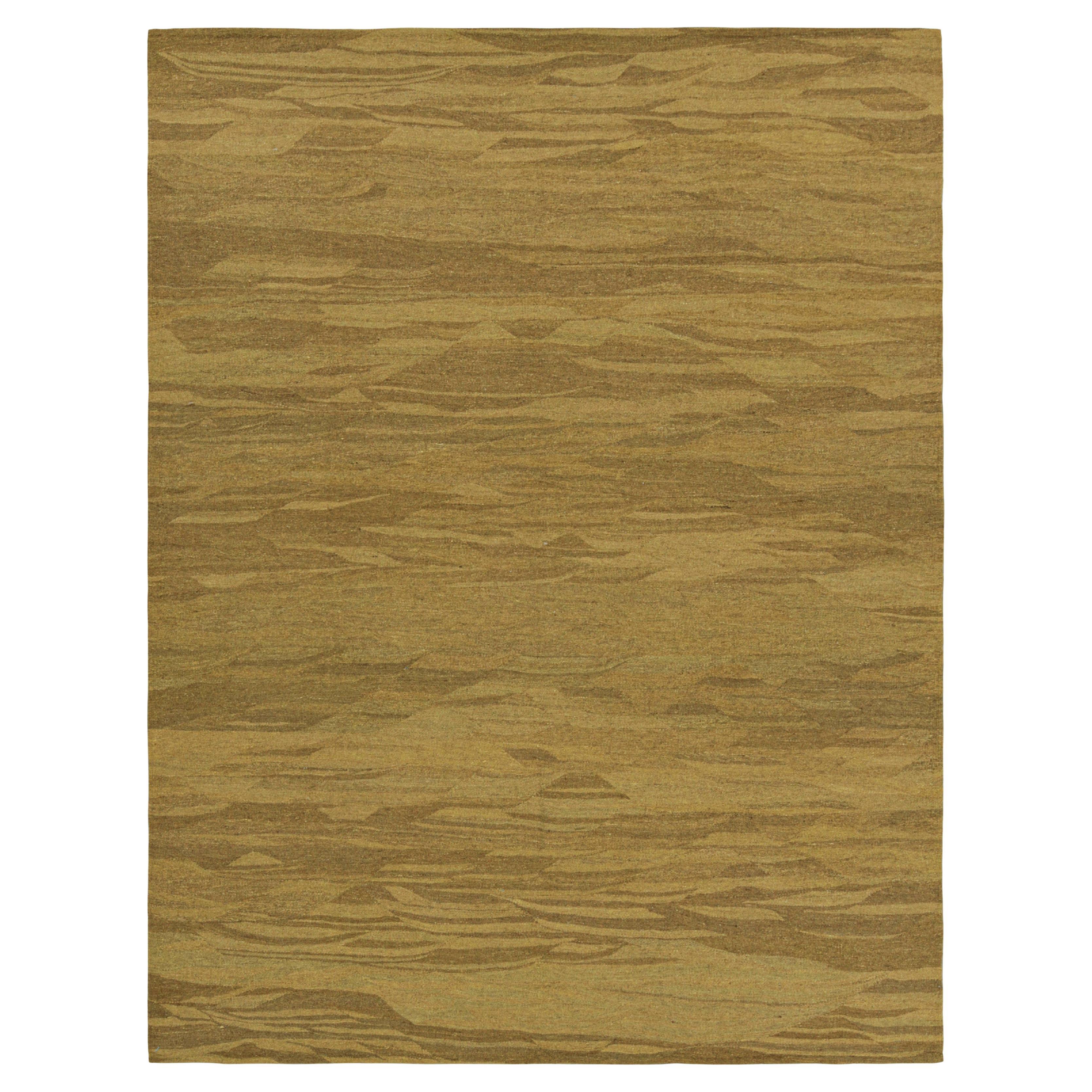 Rug
Kilim è un kilim contemporaneo con tonalità chartreuse, oro e beige-marrone