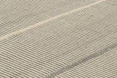 Rug & Kilim’s Contemporary Kilim with Gray and White Textural Stripes
