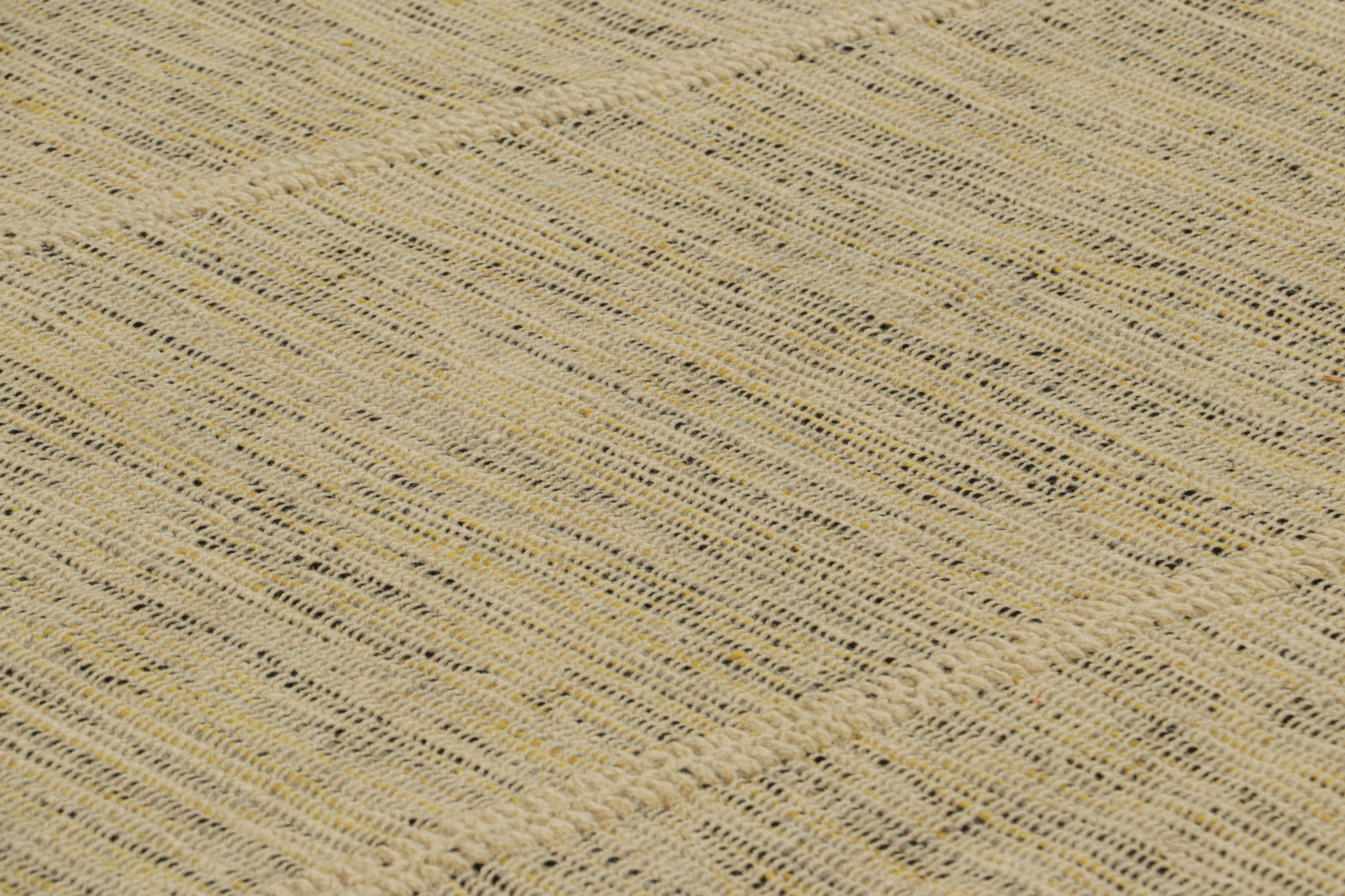 Tessuto a mano in lana, un Kilim 9x12 di una nuova collezione contemporanea a trama piatta di Rug & Kilim.

Sul design: 

Affettuosamente soprannominato 