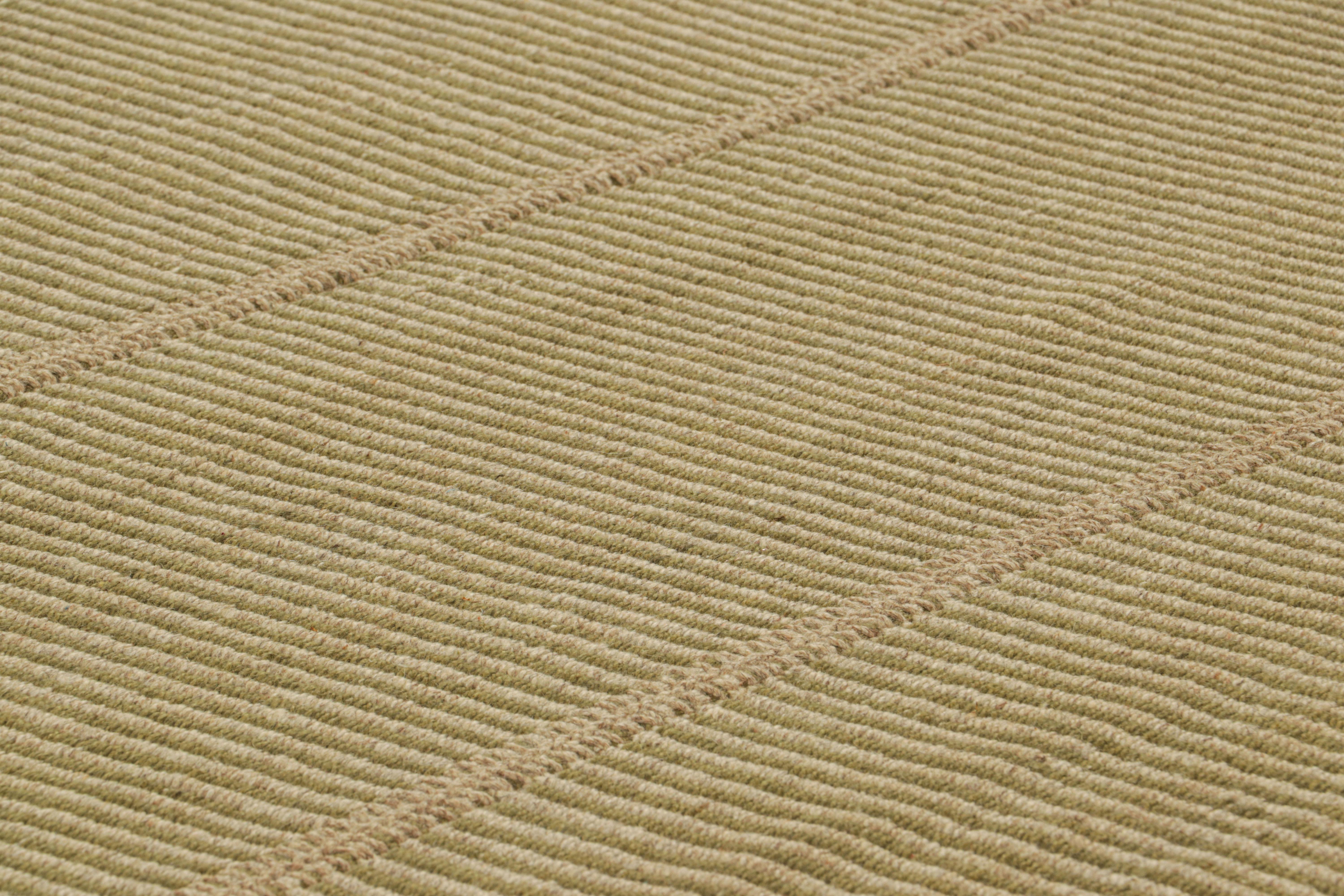 Tessuto a mano in lana, un Kilim 9x12 di una nuova collezione contemporanea a trama piatta di Rug & Kilim.

Sul design: 

Affettuosamente soprannominato 