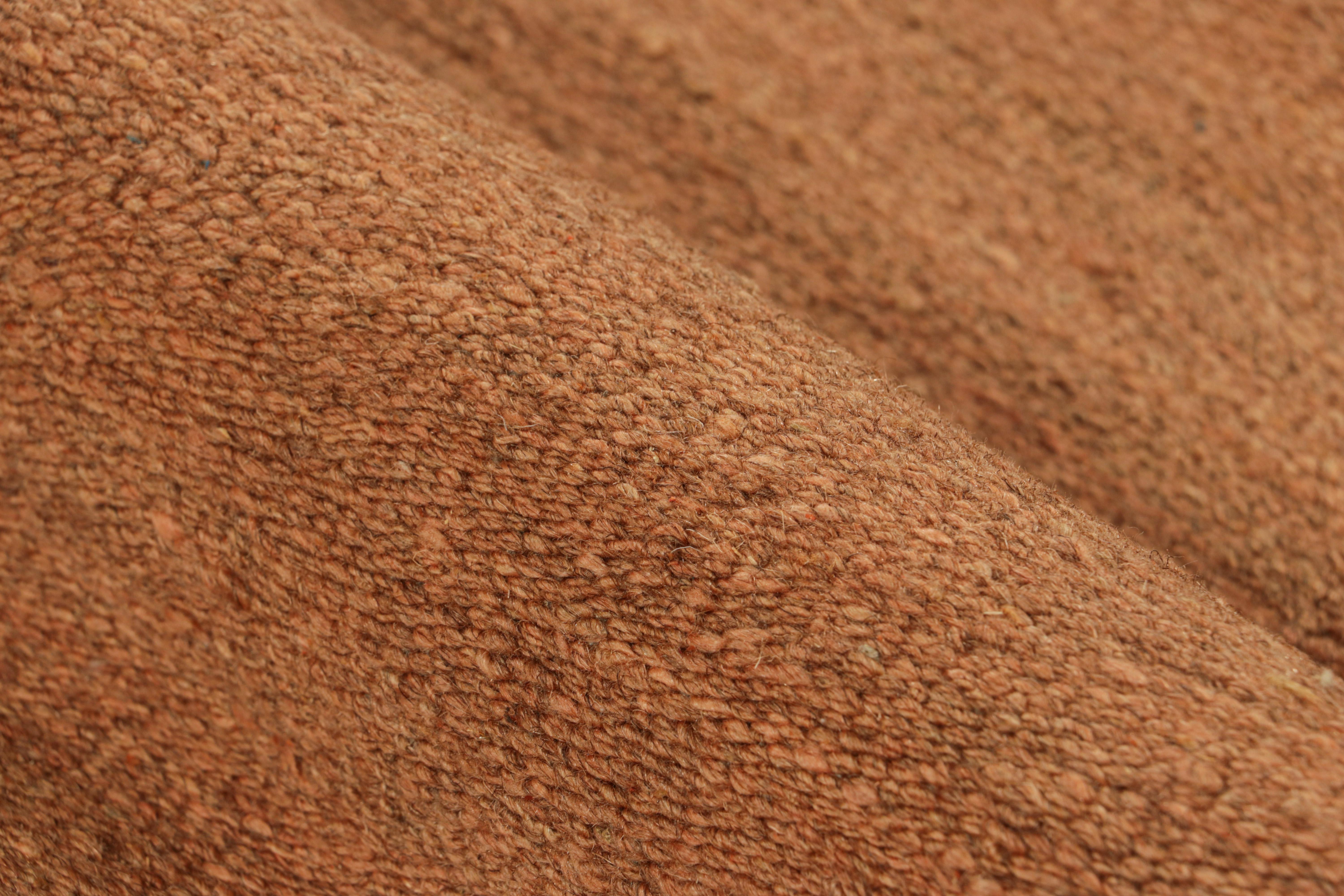 Kilim contemporáneo de Rug & Kilim con rayas en tonos marrones en Nuevo estado para la venta en Long Island City, NY