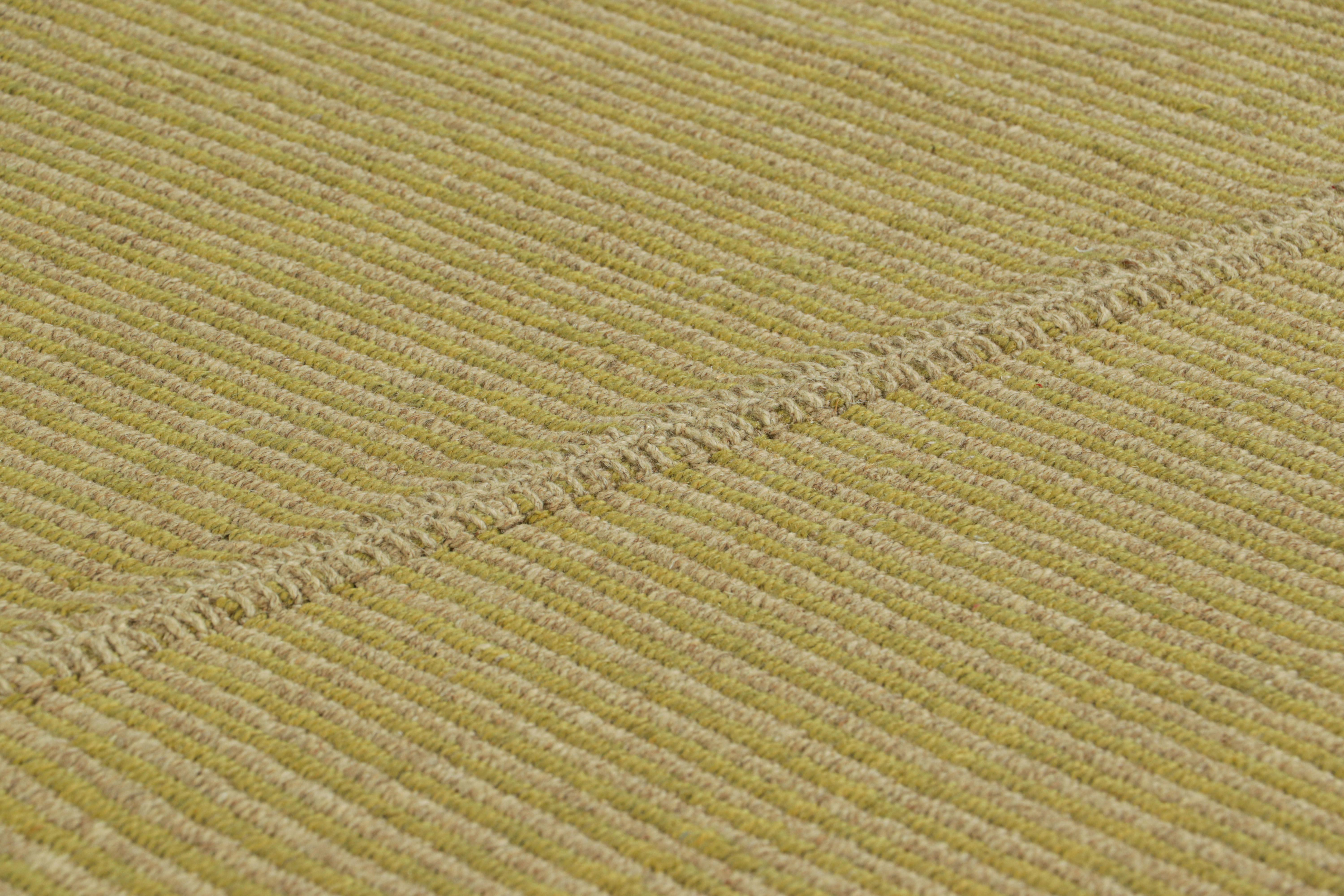 Tejido a mano en lana, este kilim cuadrado de 3x3 es de una nueva y emocionante colección de tejido plano a medida de Rug & Kilim.

Sobre el diseño:

