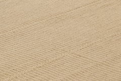 Rug & Kilim’s Contemporary Kilim with Textural Beige and Taupe Stripes