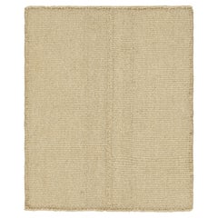 Rug & Kilim’s Contemporary Kilim with Textural Beige Stripes