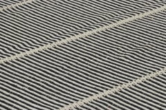 Rug & Kilim’s Contemporary Kilim with White Black and Textural Stripes