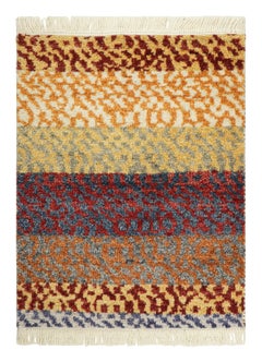 Rug & Kilim’s Contemporary Moroccan Rug with Layered Designs Earthy Multicolor