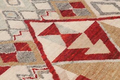 Rug & Kilim’s Contemporary Moroccan Style Rug Polychromatic Geometric Patterns