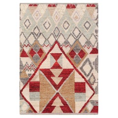 Rug
Kilim
s Contemporary Moroccan Style Rug Polychromatic Geometric Patterns
