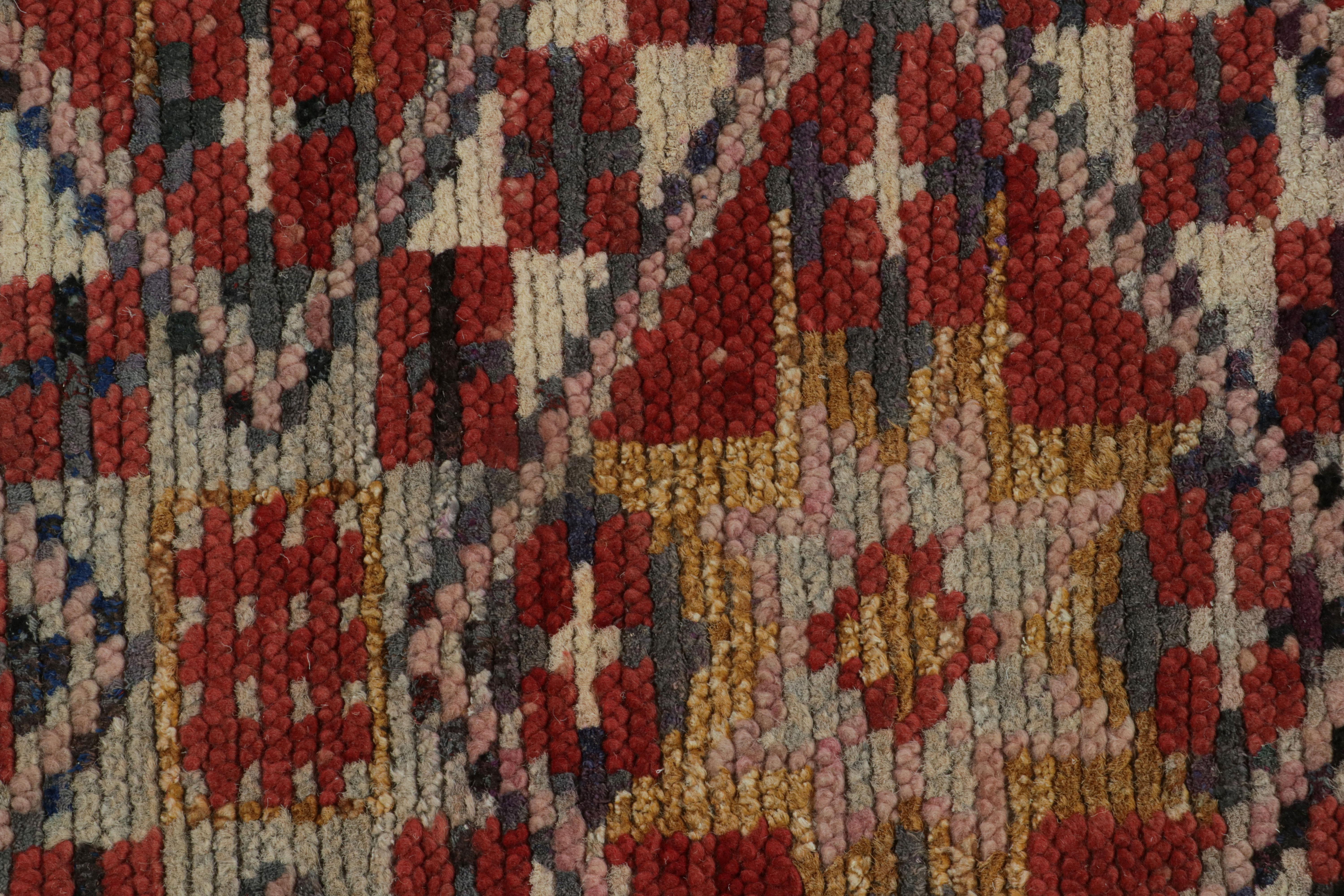 Rug & Kilim’s Contemporary Moroccan Style Rug with Berber Geometric Patterns In New Condition For Sale In Long Island City, NY