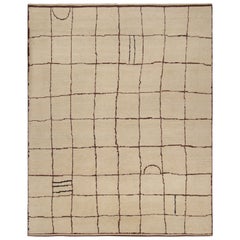 Rug & Kilim’s Contemporary Moroccan Style Rug with Berber Geometric Patterns