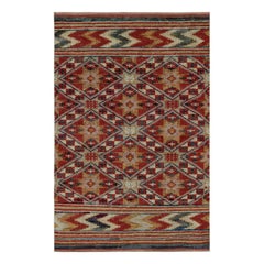 Rug
Kilim: Tappeto in stile marocchino contemporaneo con motivi geometrici berberi