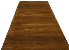 Rug & Kilim's Contemporary Nepalese Black and Yellow Wool and Silk Runner