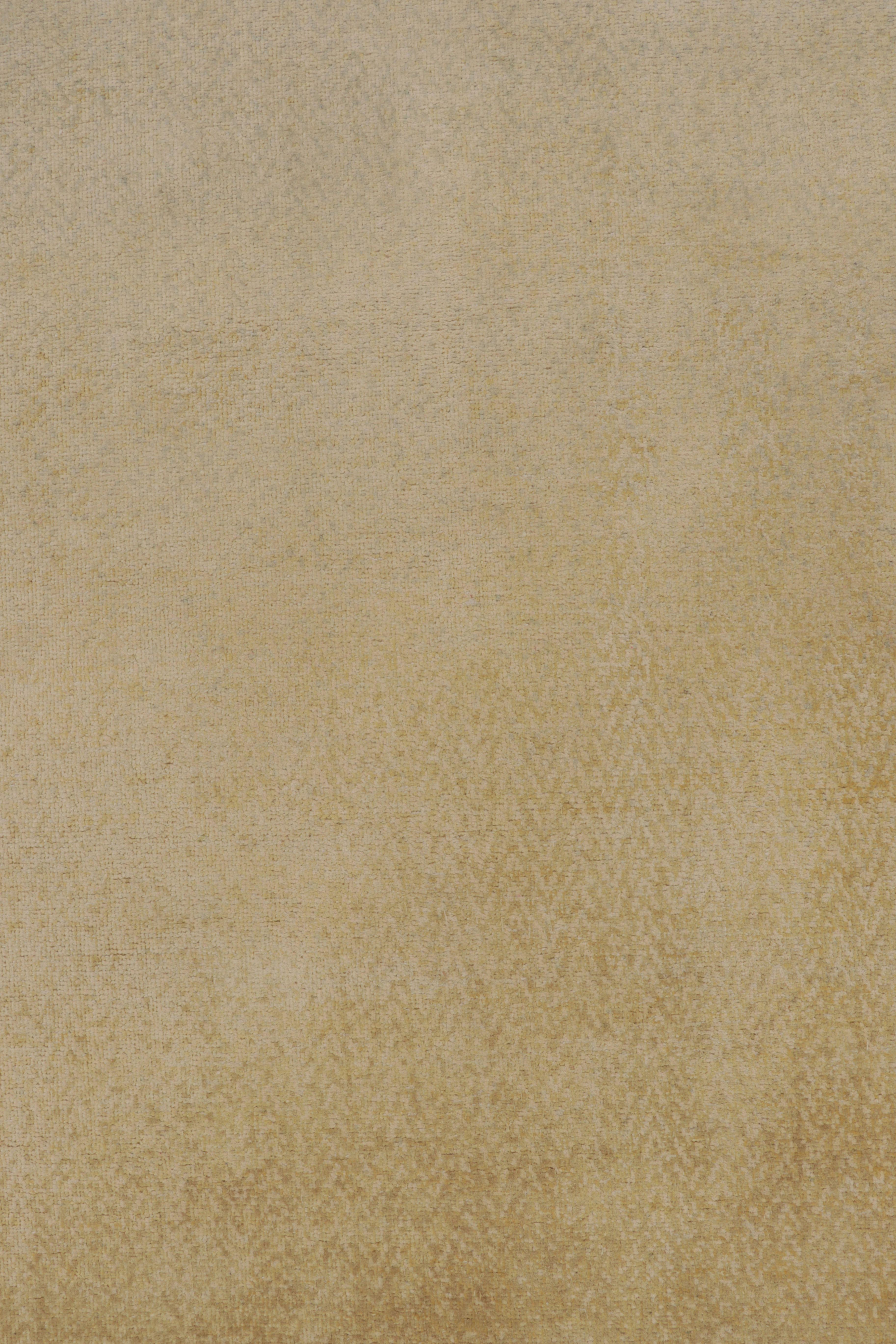  Dieser 8x10 große ombre Teppich stellt eine aufregende neue Farbverlaufslinie in der Modern Collection'S von Rug & Kilim dar - aus handgeknüpfter Wolle und Seide in einer unserer luxuriösesten Florqualitäten.

Über das Design: 

Eine Reihe von