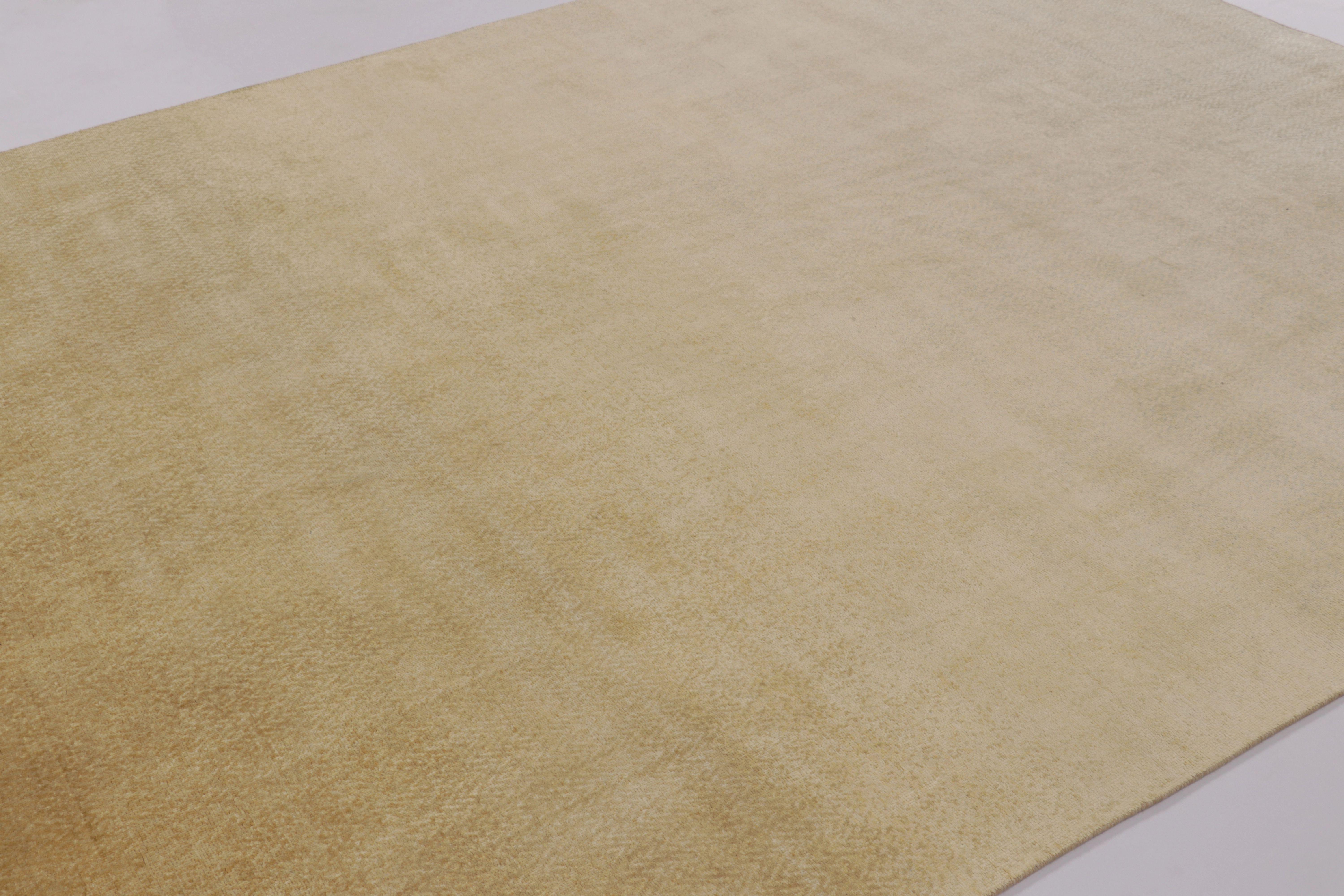 Zeitgenössischer Ombre-Teppich von Rug & Kilim in Beige-Braun und Goldtönen (Moderne) im Angebot