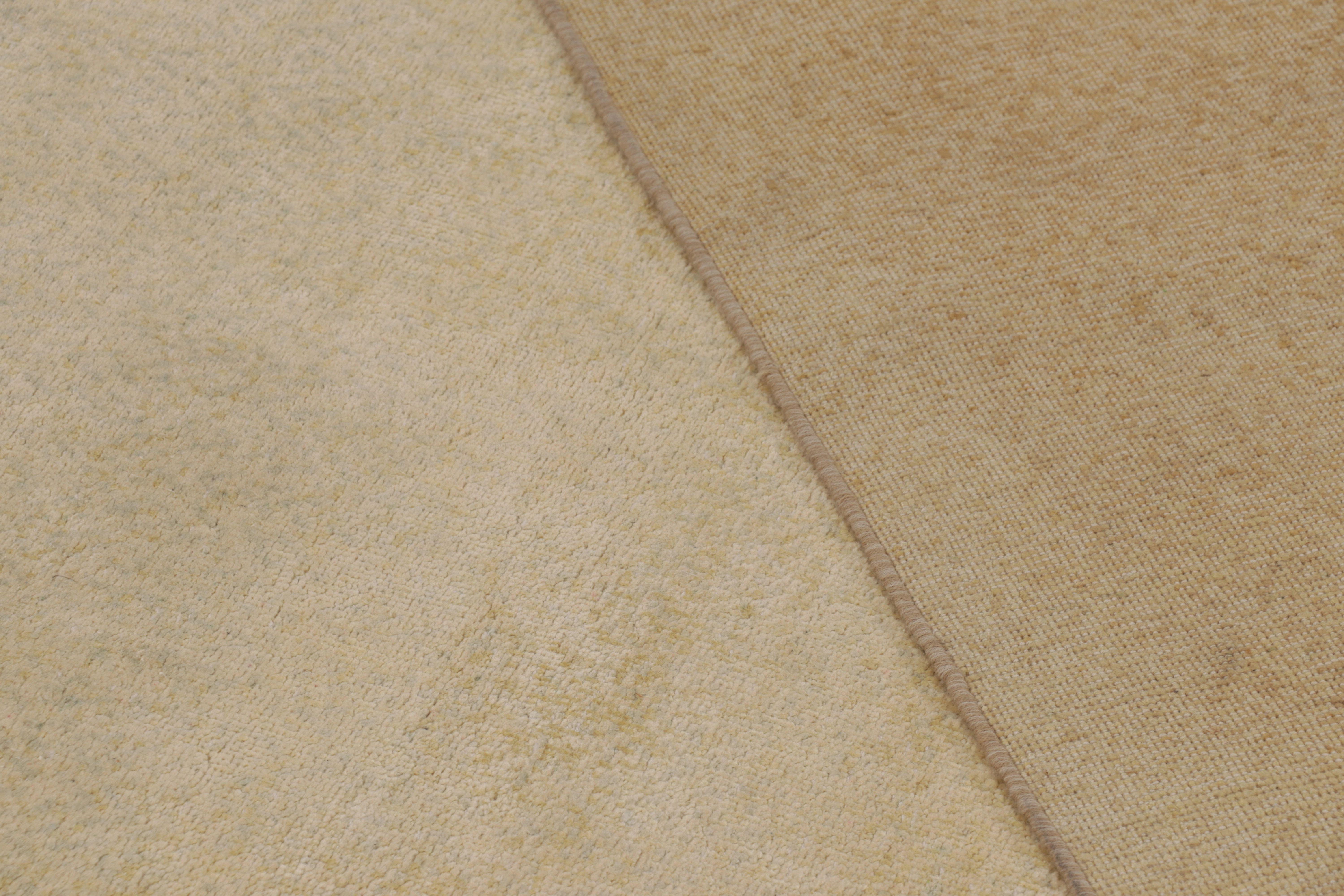 Zeitgenössischer Ombre-Teppich von Rug & Kilim in Beige-Braun und Goldtönen (Wolle) im Angebot