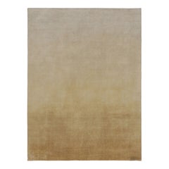 Rug
Kilim: Tappeto personalizzato contemporaneo Ombre in tonalità beige-marrone e oro