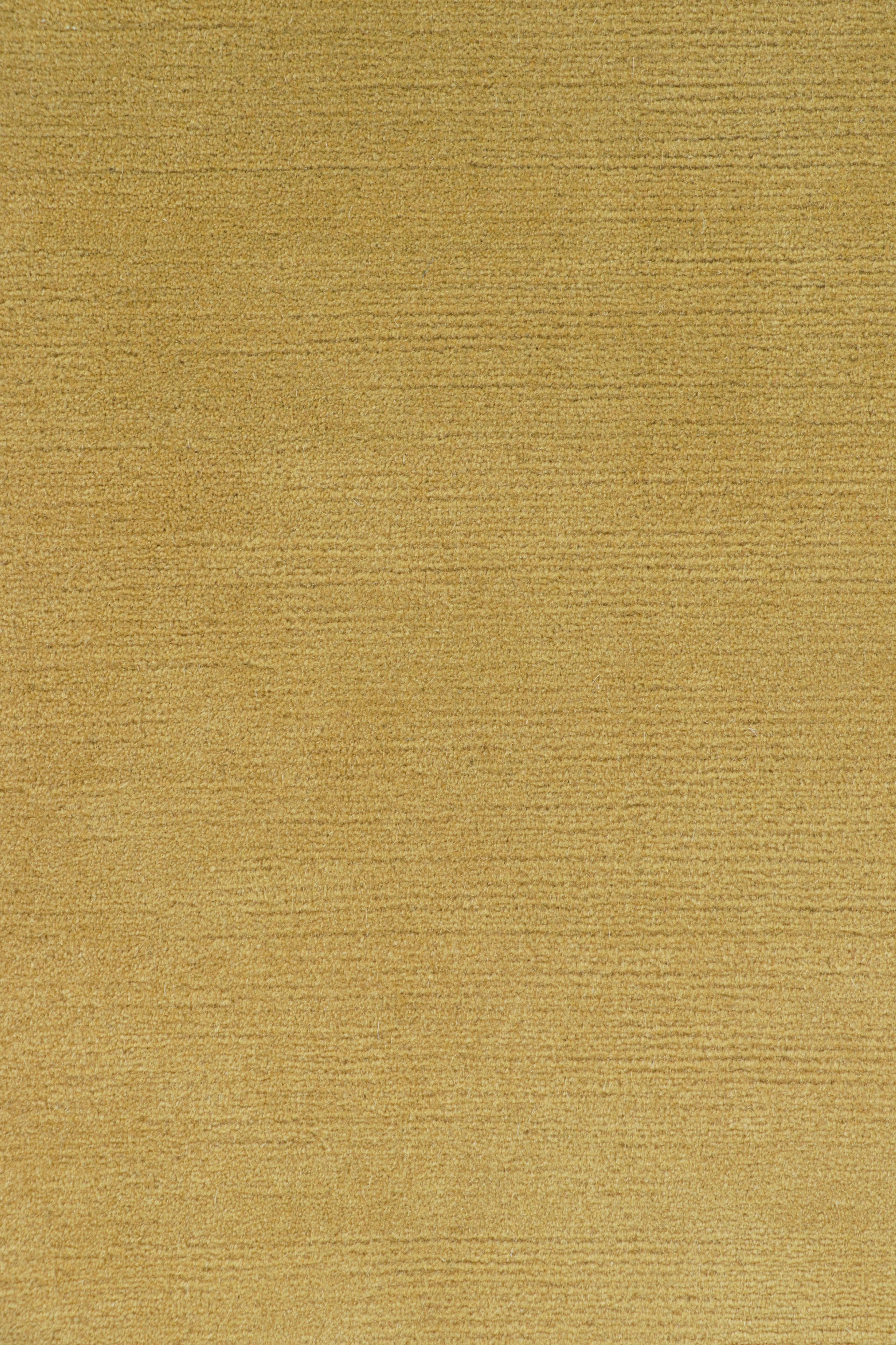 Modern Rug & Kilim’s Contemporary Ombre Runner Rug in Chartreuse and Light Pink Hues For Sale