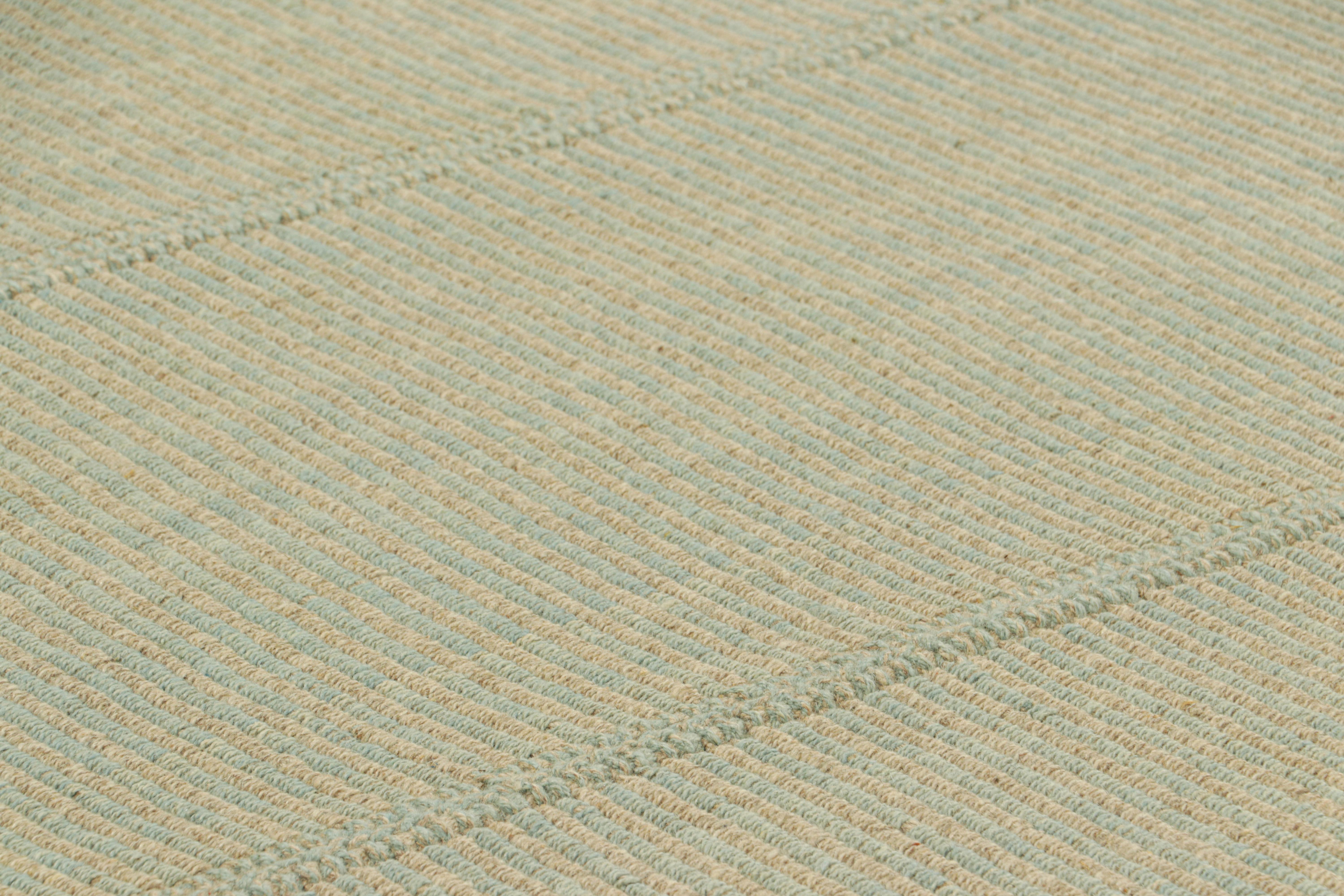 Tessuto a mano in lana, questo Kilim 12x18 oversize fa parte di una nuova ed entusiasmante collezione a tessitura piatta personalizzabile di Rug & Kilim.

Sul design:

