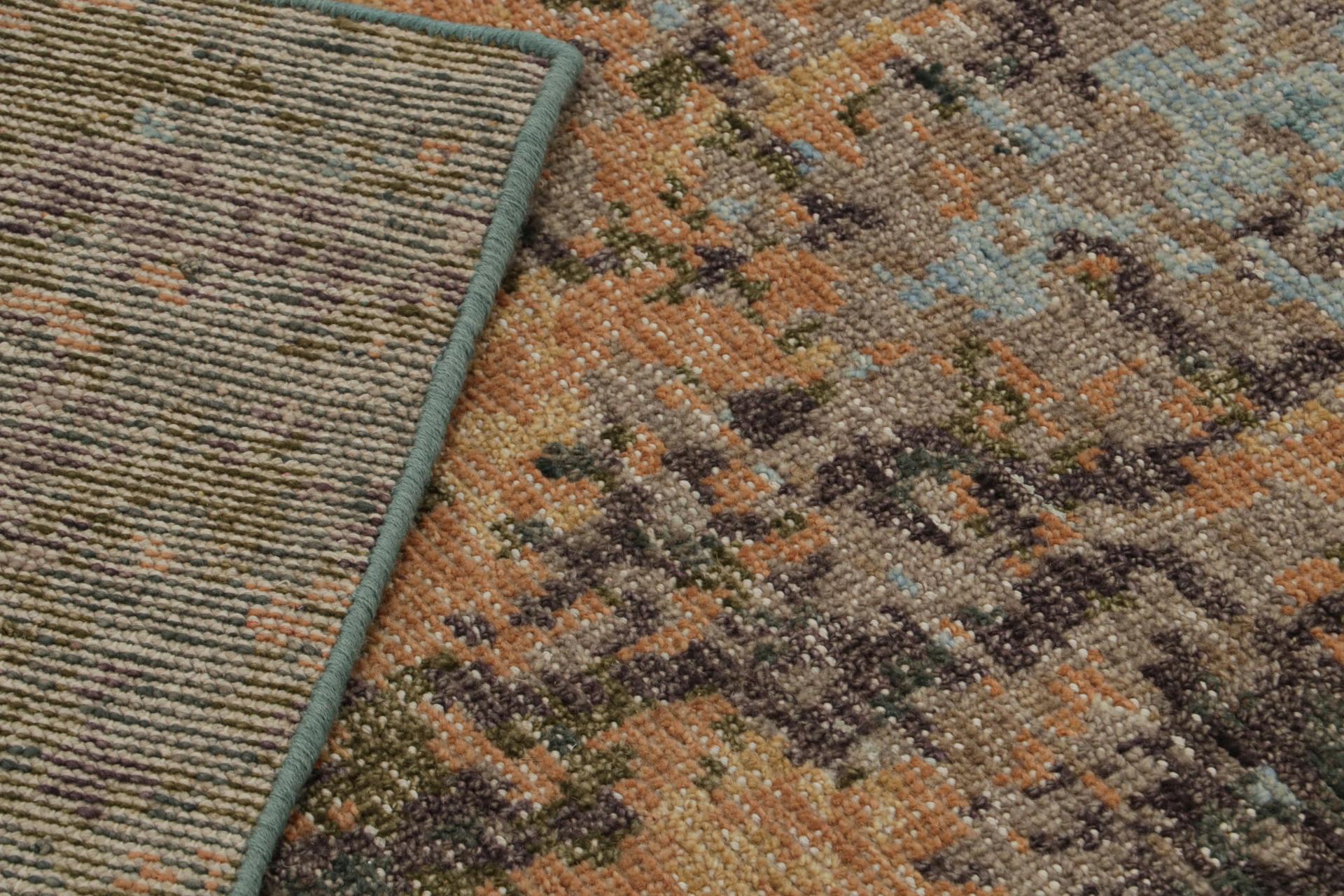 XXI secolo e contemporaneo Rug & Kilim è un tappeto pittorico contemporaneo di colore blu cielo con raffigurazione di un paesaggio. in vendita