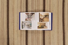 Rug & Kilim's Rez-Kilim in Braun und Beige mit strukturierten Streifen