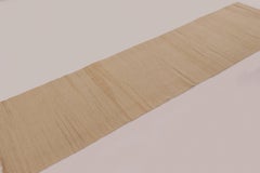 Rug & Kilim's Contemporary Rez Kilim Runner with Brown Striae Design