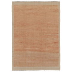 Rug & Kilim’s Contemporary Rug in Beige and Rust Tones