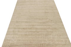 Rug & Kilim’s Contemporary Rug in Beige-Brown Tone-on-tone Striae