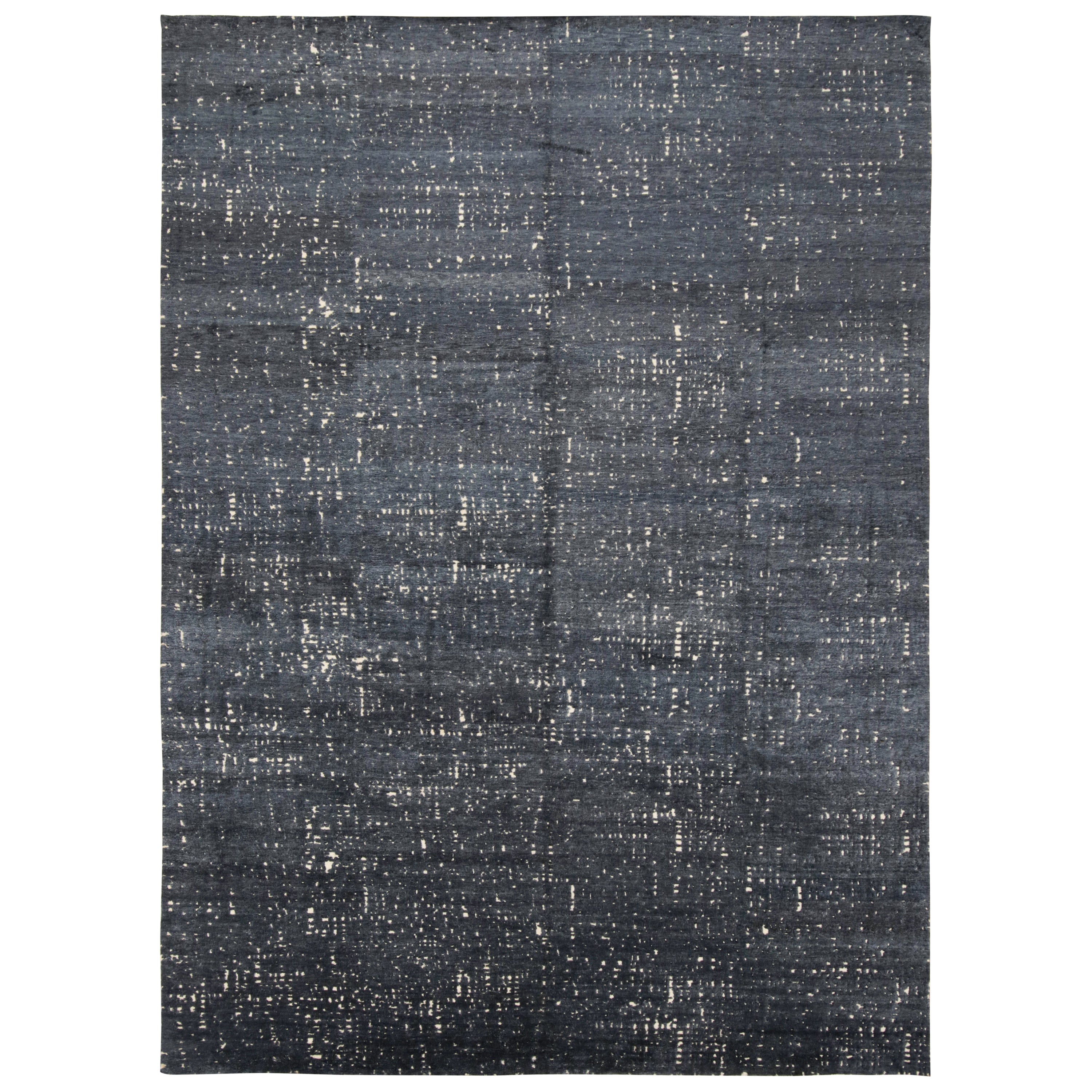Alfombra contemporánea de Rug & Kilim en tonos grisáceos "Luces de la ciudad" en venta