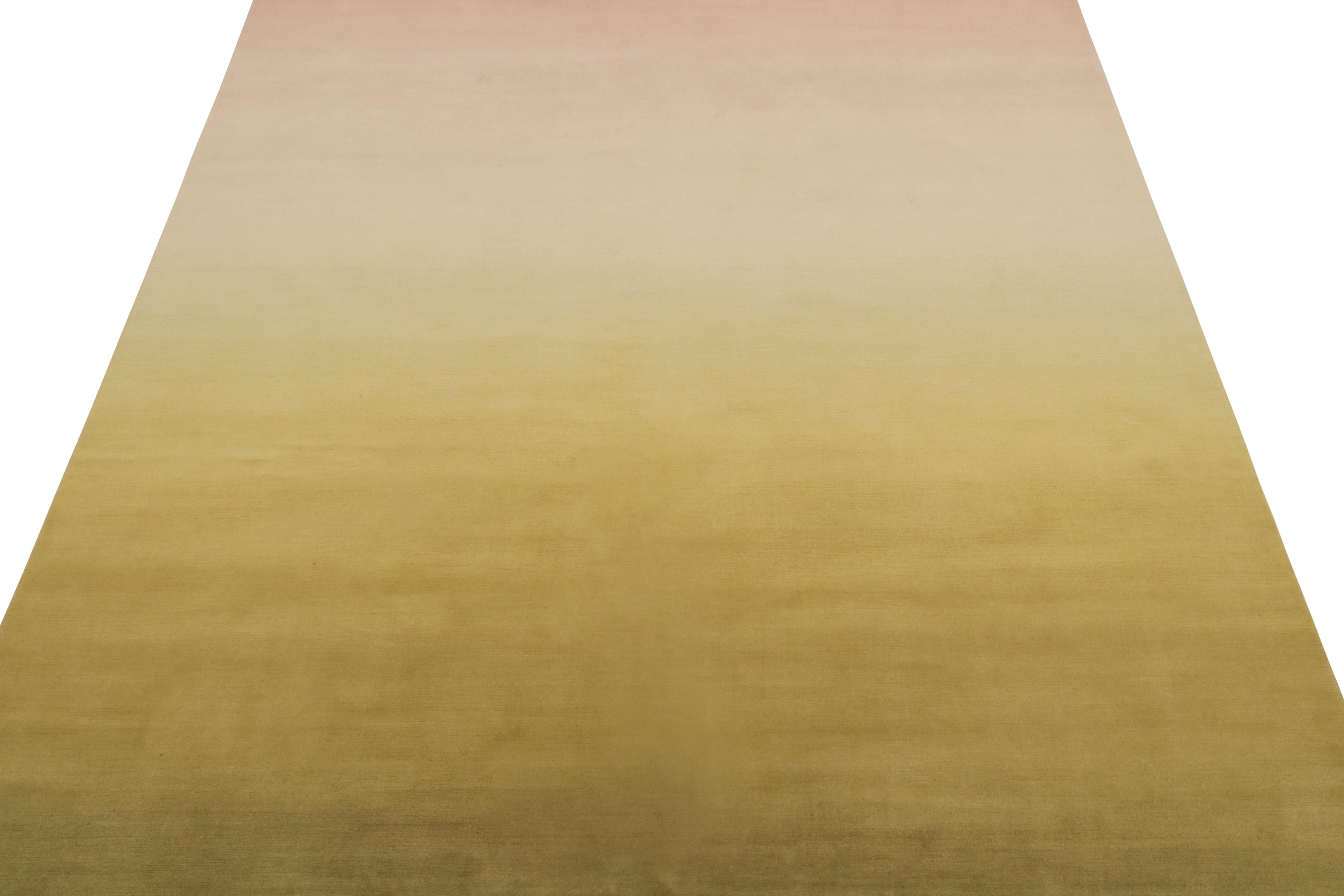 Zeitgenössischer Teppich von Rug & Kilim in polychromem Ombre-Design (Moderne) im Angebot
