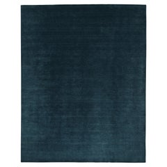 Rug & Kilim’s Contemporary Rug in Solid Blue