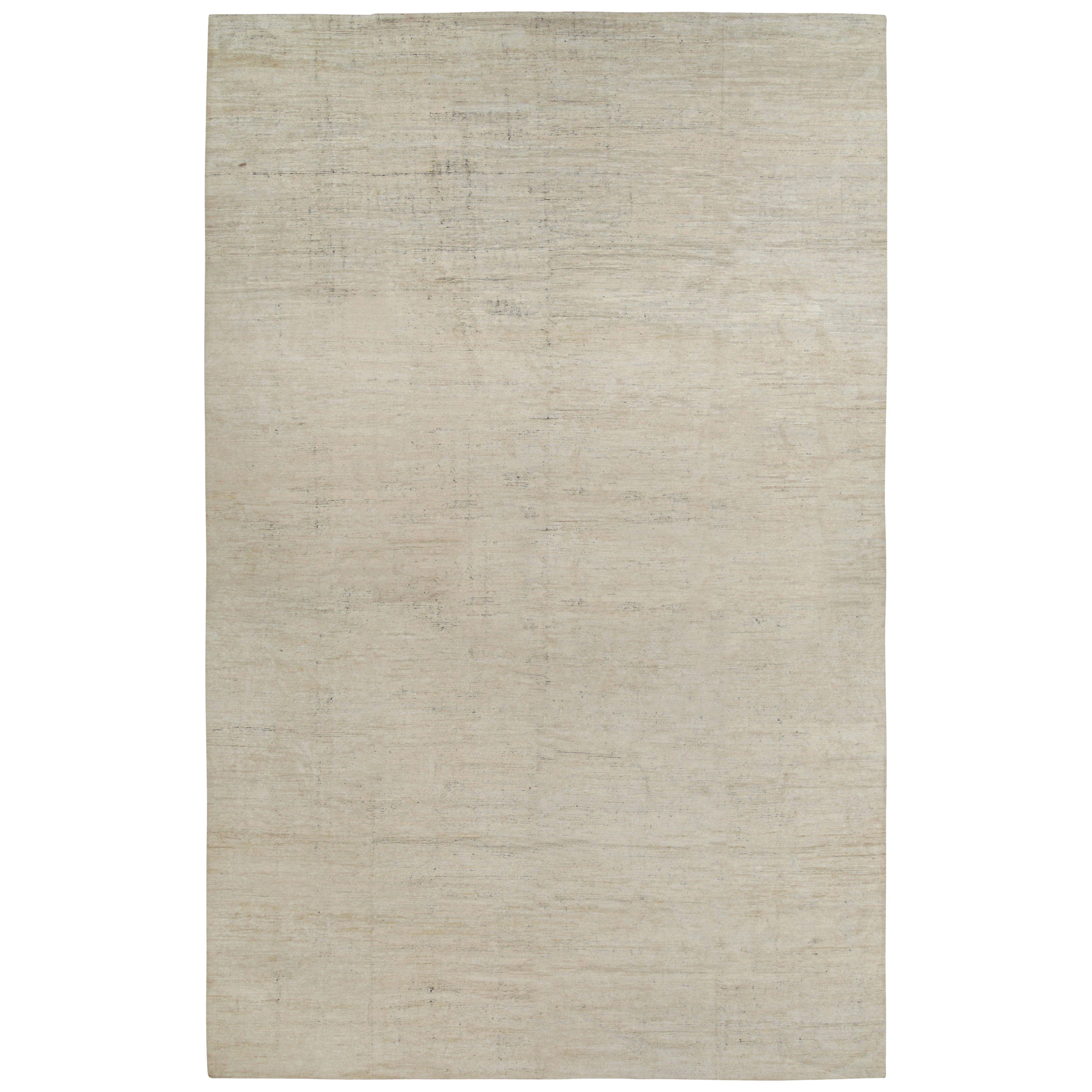 Ce tapis 15x24 est une nouvelle entrée grandiose dans la Collection Texture of Color de Rug & Kilim. Noué à la main en laine et soie.
Plus loin dans le Design :
La Collectional propose une approche inventive des tapis unis et une approche sans motif