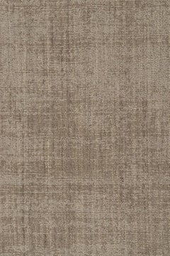 Rug & Kilim’s Contemporary rug in Taupe with Tone-on-Tone Striae