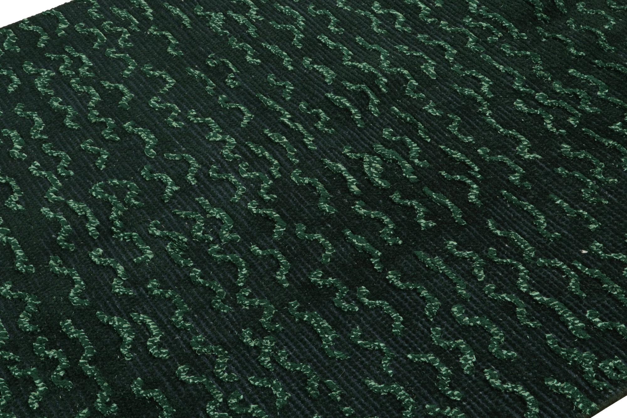 Alfombra contemporánea de Rug & Kilim en tonos verdes Indio en venta