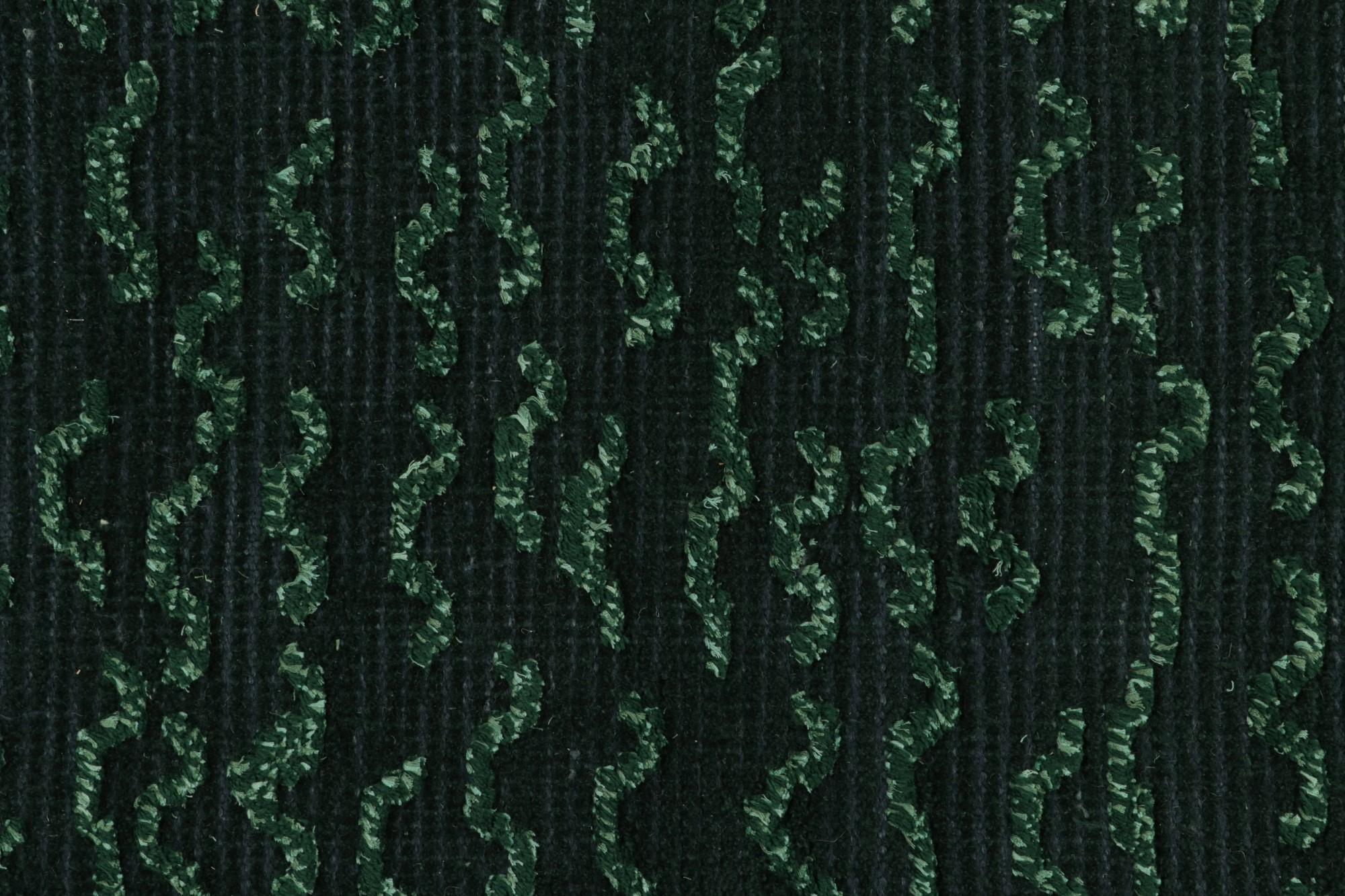 Alfombra contemporánea de Rug & Kilim en tonos verdes en Nuevo estado para la venta en Long Island City, NY