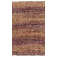 Rug & Kilim’s Contemporary Rug with Polychromatic Geometric Patterns and Striae