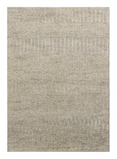 Rug & Kilim’s Contemporary Rug with Textural Design in Tonal Gray