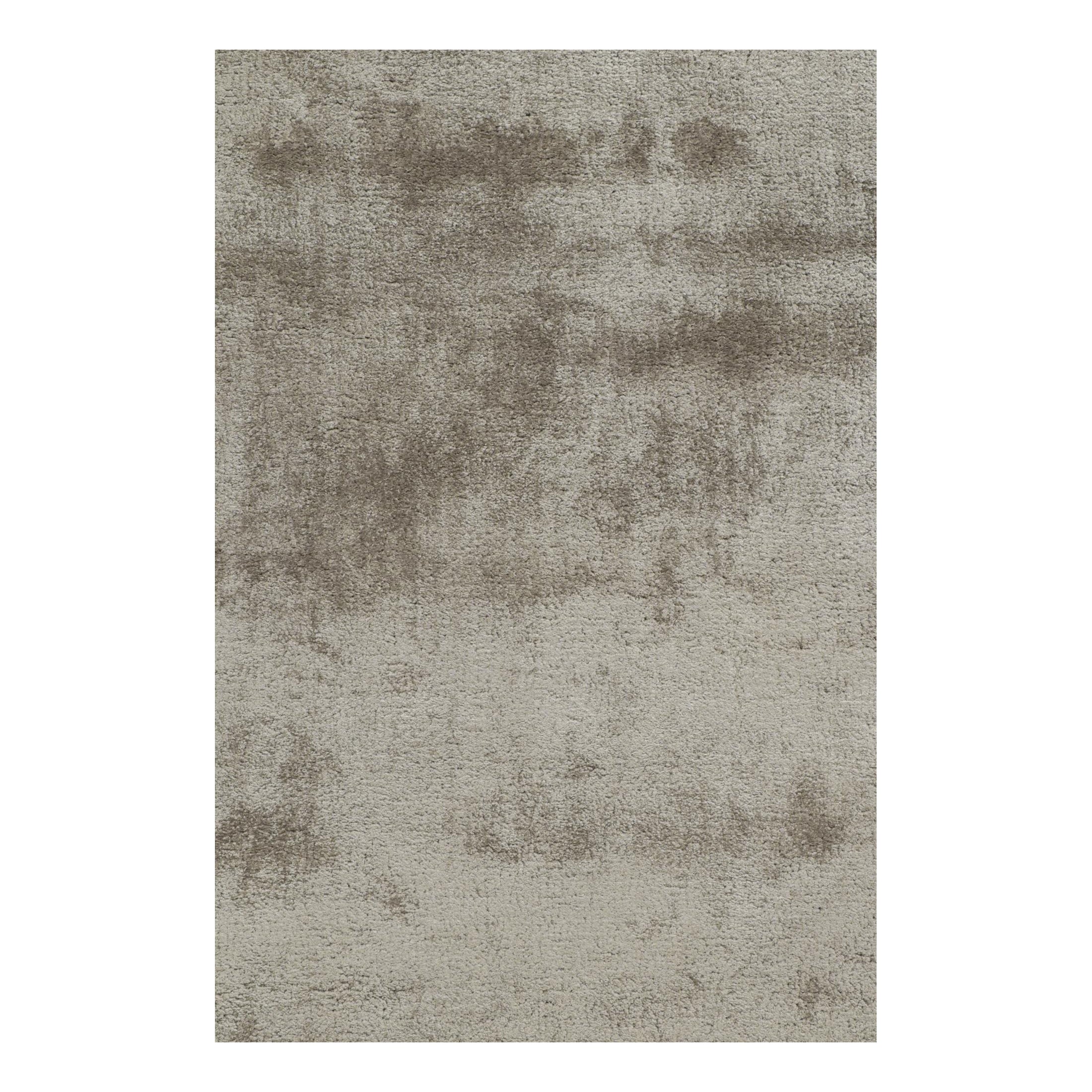 Rug & Kilim’s Contemporary Solid Rug in Silver-Gray