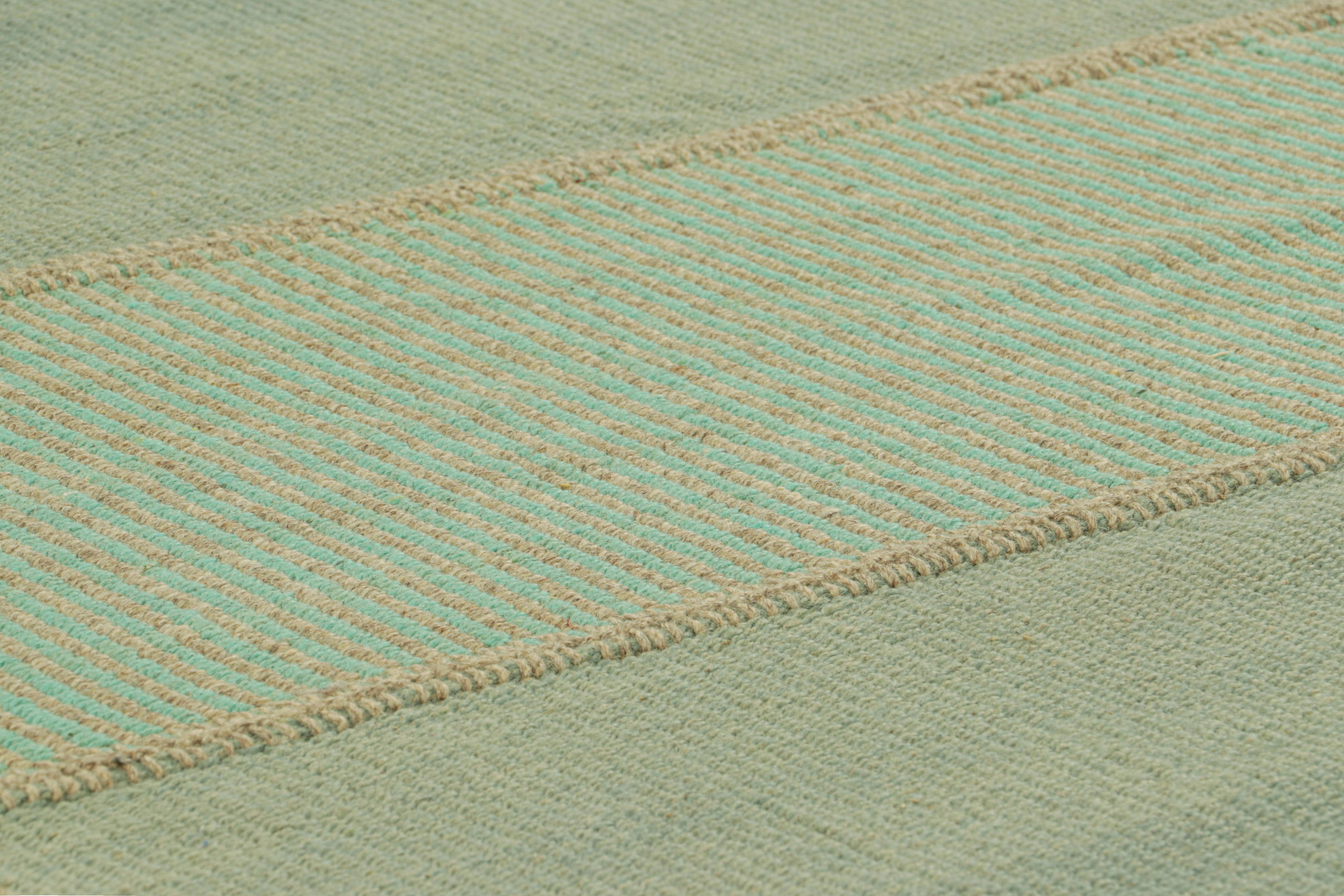 Tessuto a mano in lana, un kilim 5x5 di una nuova collezione contemporanea a trama piatta di Rug & Kilim.

Sul design: 

Affettuosamente soprannominato 