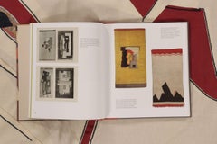 Rug & Kilim’s Contemporary Tapestry with Abstract Patchwork in Rich Red & Beige