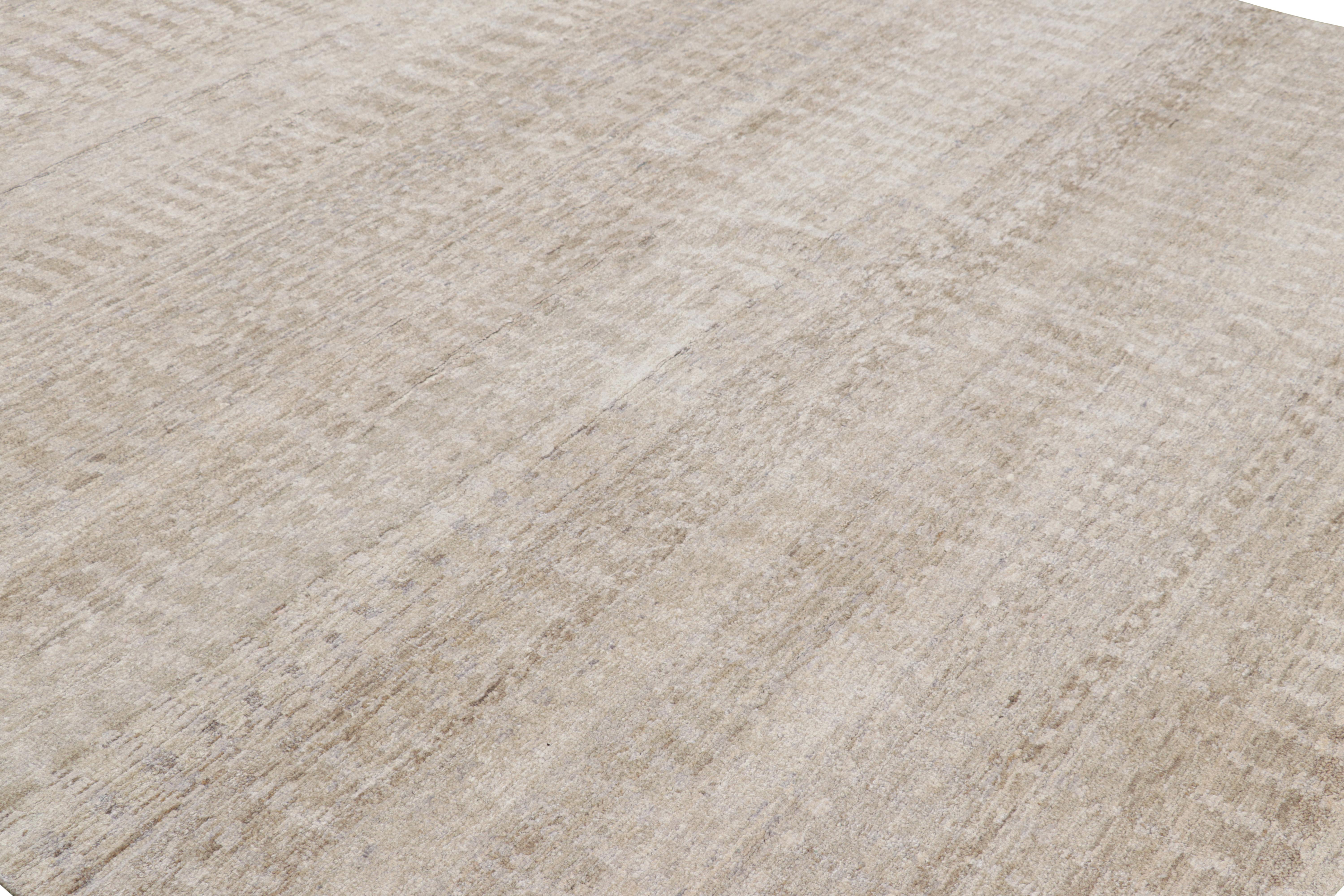 Hand-knotted in wool and silk, this 9x12 rug represents an exciting design from an inventive new contemporary textural and modern collections by Rug & Kilim’s Modern and Textural rug collections.

On the Design: 

Our textural collection enjoys an