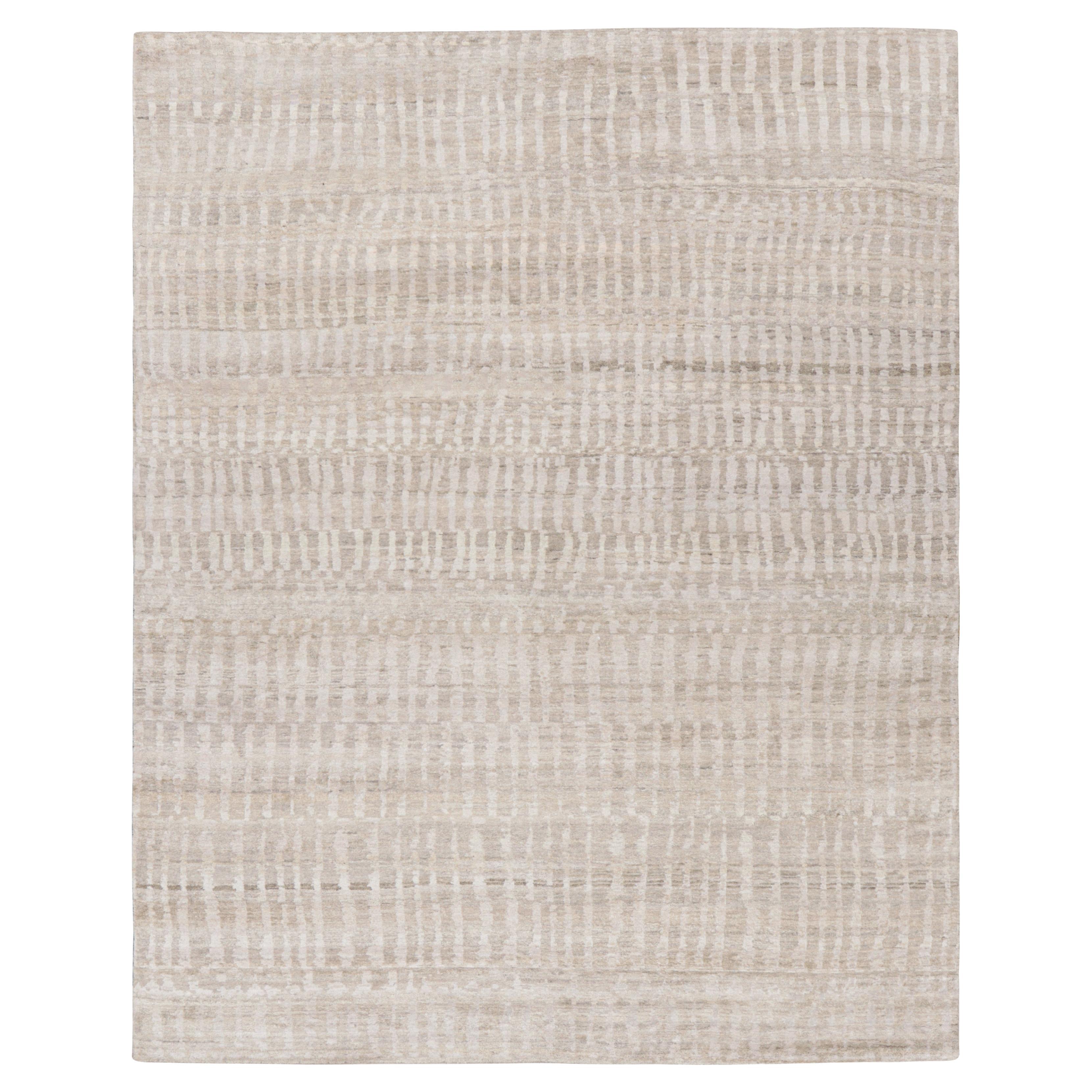 Rug
Kilim
s Contemporary Textural Rug in Beige-Braun und Grautönen