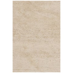 Rug & Kilim's Contemporary Strukturteppich in Beige-, Creme- und Weißtönen