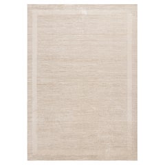 Rug & Kilim’s Contemporary Textural Rug in Beige, Cream and White Tones