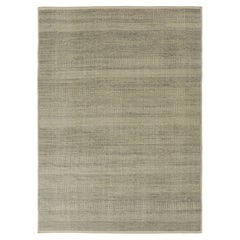 Rug & Kilim's Contemporary Strukturteppich in Creme- und Grautönen