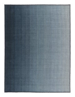 Rug & Kilim’s Contemporary Textural Rug in Gradational Blue