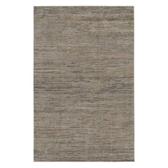 Rug & Kilim’s Contemporary Textural Rug in Gray and Beige Tones