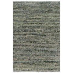 Rug & Kilim's Contemporary Textural Rug in Green and Blue Tones (Tapis texturé contemporain dans les tons verts et bleus)