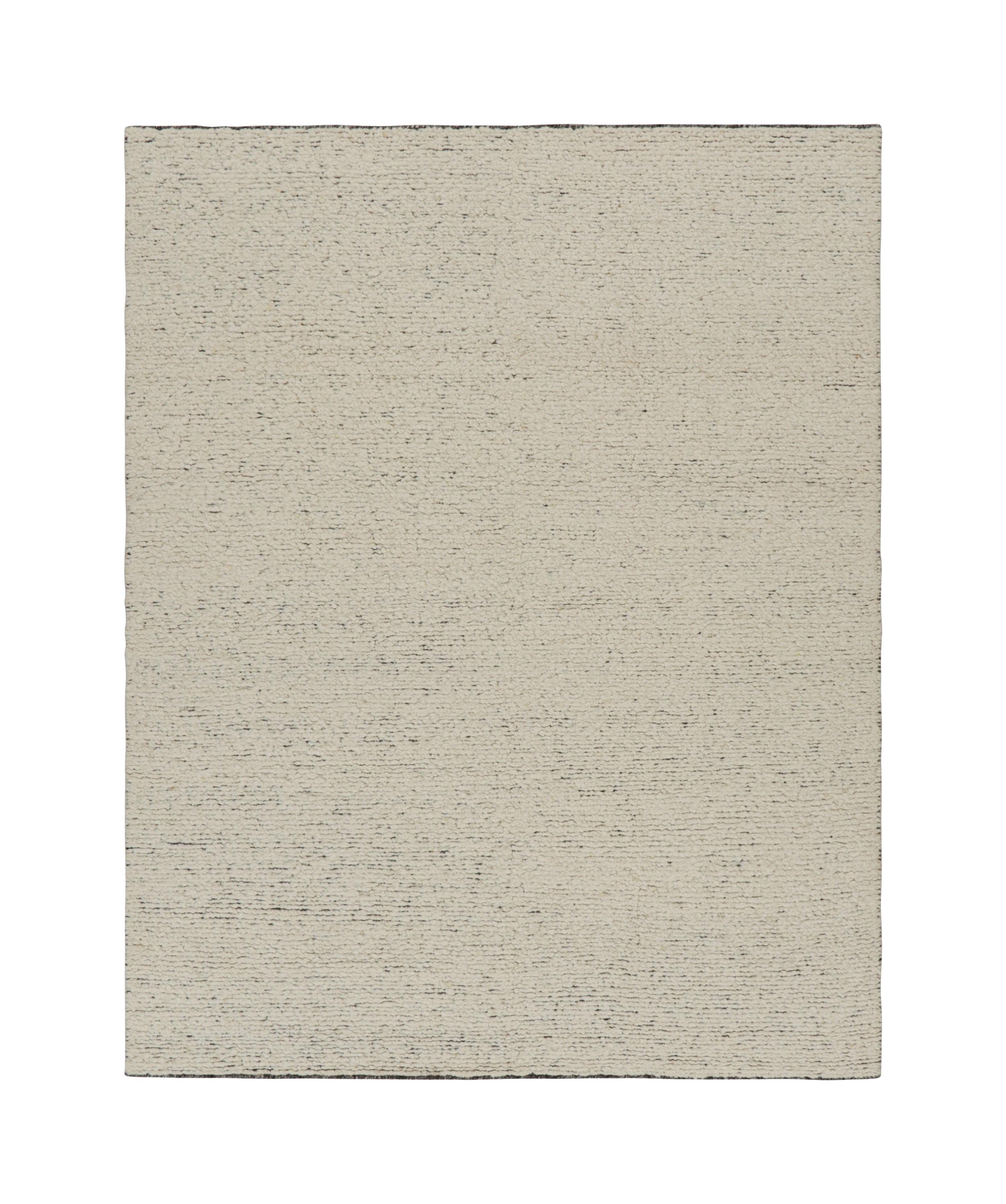 Hand-Knotted Rug & Kilim’s Contemporary Textural Rug in Tones of Beige-Brown For Sale